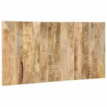 vidaXL Tête de lit 160 cm bois de manguier brut massif