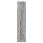 vidaXL Armoire murale de salle de bain Gris Sonoma 20 x 10 x 50 cm