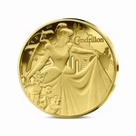 Les classiques d'animation Disney - Cendrillon Monnaie de 50€ Or 1/4Oz