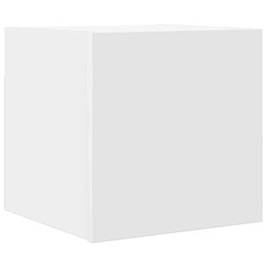 vidaXL Meuble TV mural Blanc 30 5x30x30 cm