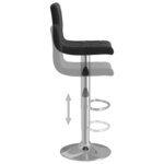vidaXL Tabourets de bar lot de 2 noir velours