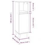 vidaXL Ensemble de meubles salle de bain 3 Pièces noir bois d'ingénierie