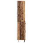 vidaXL Haut Armoire avec tiroir Bois Ancien 69 5 x 34 x 180 cm