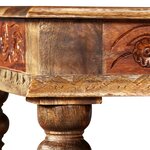 vidaXL Table basse Bois et de manguier 110x60x38 cm