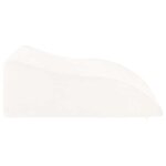 vidaXL Coussin pour jambes Blanc 68 x 41 x 24 cm
