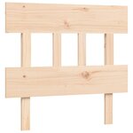 vidaXL Cadre de lit sans matelas 90x200 cm bois de pin massif