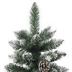 vidaXL Sapin de Noël artificiel avec support Vert 240 cm PVC