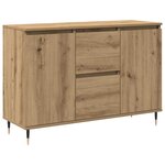 vidaXL Buffet Chêne artisanal 101 5 x 35 x 70 cm Bois d'ingénierie