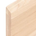 vidaXL Étagère murale 160x60x(2-4) cm bois de chêne massif non traité
