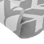 vidaXL Tapis d'extérieur ARAKIL gris Ø120 cm PP