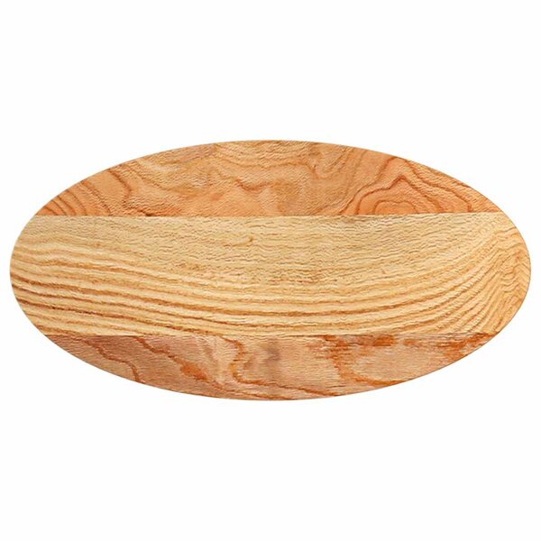 vidaXL Dessus de table 80x40x4 cm bois de chêne massif ovale