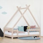Lit cabane enfant TAHUKA 120 x 190 beige