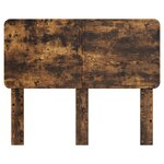 vidaXL Tête de lit Chêne fumé 135 cm Bois d'ingénierie
