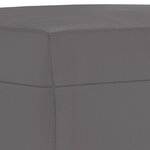 vidaXL Ensemble de canapés 3 Pièces gris similicuir