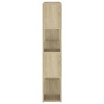vidaXL Bibliothèque/Séparateur de pièce Chêne sonoma 100x24x124 cm