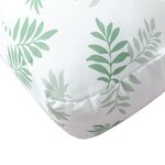 vidaXL Coussin de palette à motif de feuilles 58x58x10 cm tissu oxford