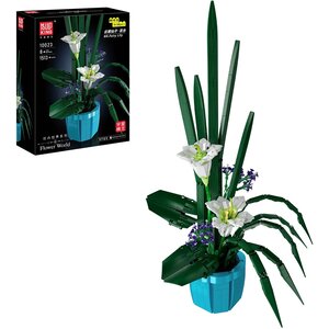 Mould King 10023 - Ensemble de construction Bouquet de lys féerique