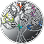 Pièce de monnaie en Argent 1 Dollar g 17.50 Millésime 2026 TREE OF ART (PRÉCOMMANDE)