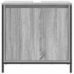 vidaXL Meuble de salle de bain avec lavabo 60x34 5x60 cm