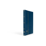 Classeur Comfort 32 pages noires pour timbres. Couleur - Bleu