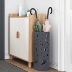 vidaXL Porte-parapluie Anthracite 15 5 x 15 5 x 49 cm Métal
