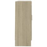 vidaXL Bibliothèque Chêne sonoma 82 5x30 5x80 cm Bois d'ingénierie