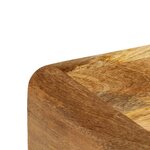vidaXL Table basse Bois de manguier massif 90 x 50 x 40 cm