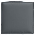 vidaXL Coussin 4 Pièces Anthracite 40 x 40 x 8 cm Tissu Oxford