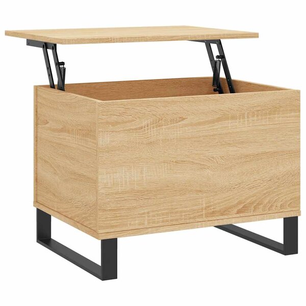 vidaXL Table basse Chêne sonoma 60x44 5x45 cm Bois d'ingénierie