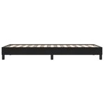 vidaXL Sommier à lattes de lit sans matelas noir 90x210 cm velours