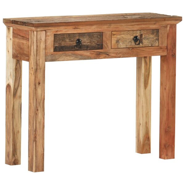 vidaXL Table console 90 5x30x75 cm Bois d'acacia et de récupération