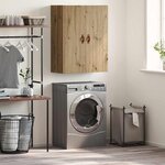 vidaXL Meuble mural Montage mural Chêne artisanal 69 5 x 34 x 90 cm