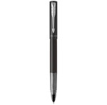 PARKER VECTOR XL Stylo roller  laque noire métallisée sur laiton  recharge noire pointe fine  Coffret cadeau