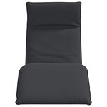 vidaXL Chaise longue pliante noir 175x54x8 5 cm tissu oxford