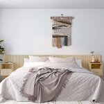 vidaXL Tête de lit avec armoires Chêne sonoma Bois d'ingénierie