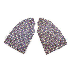 LES MANCHONS (GUIDON COURBÉ) Aubergine