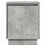 vidaXL Cabinet de chevet avec 2 Pièces Gris béton 39 x 34.5 x 50 cm