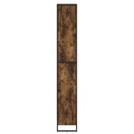 vidaXL Bibliothèque 2 Pièces Chêne Fumé 80 x 30 x 155 cm