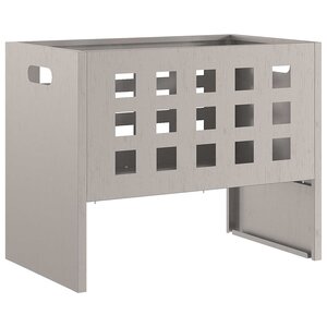 vidaXL Braise Marron 50 x 30 x 40 cm Acier