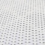 vidaXL Salon de jardin 8 Pièces avec coussins Résine tressée Blanc