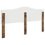 vidaXL Tête de lit Chêne fumé 160 cm Bois d'ingénierie