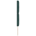 vidaXL Tête de lit en velours vert foncé de avec des boutons en cristal 200 cm