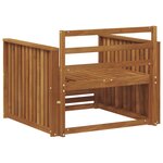vidaXL 2 Pièce Canapé d’extérieur Naturel