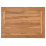 vidaXL Table basse Marron 50 x 35 x 36 cm Bois de teck solide