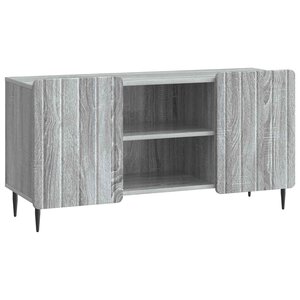vidaXL Meuble TV 102 x 34 5 x 52 cm Sonoma gris Bois d'ingénierie