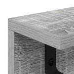 vidaXL Porte-manteau mural Gris Sonoma 80 x 10 5 x 10 5 cm