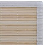 vidaXL Tapis rectangulaires Bambou naturel 4 Pièces 120x180 cm