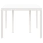 vidaXL Table de Jardin Blanche 150x100x73 cm en Poly Rattan