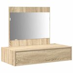 vidaXL Table de Toilette Marron 83 x 40 x 70 cm Bois d'ingénierie