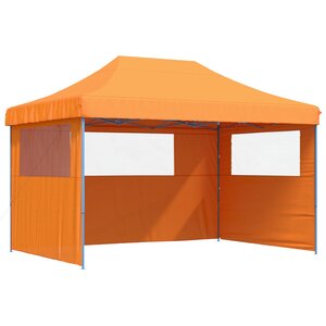 vidaXL Tente de fête 279 x 410 x 315 cm Orange Tissu Oxford
